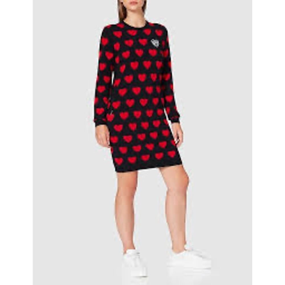 Love Moschino long-sleeve knit sweater dress, US size 10
